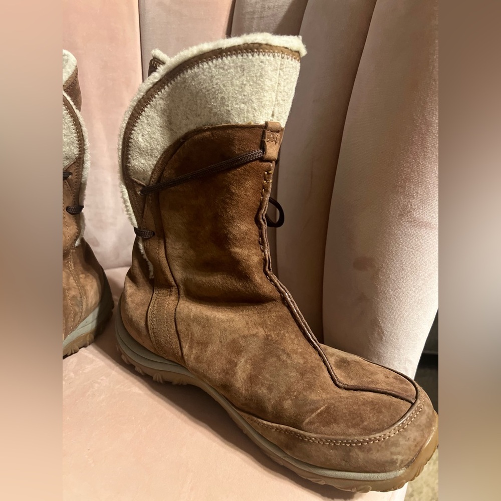 Chic Brown Winter Boots with Cozy Lining - Picture 5 of 12